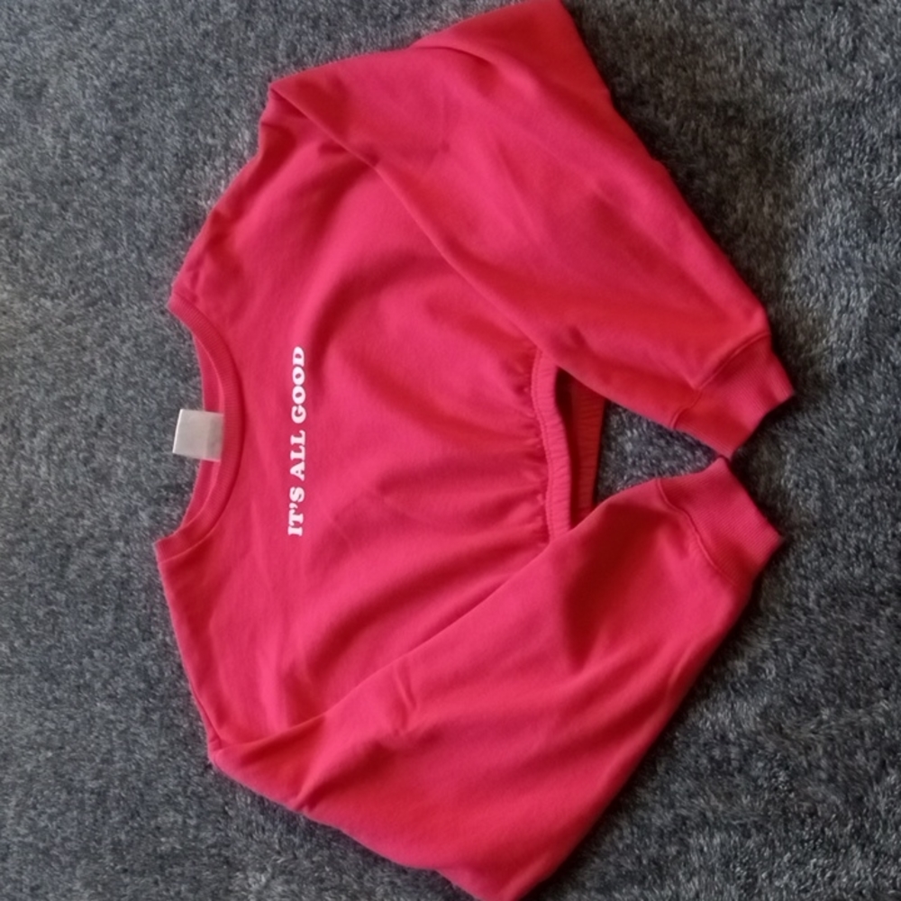 Freeze eighties inspired crop sweatshirt